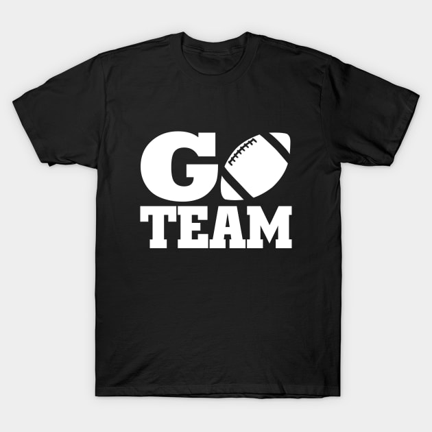 Go Team Football T-Shirt by DetourShirts